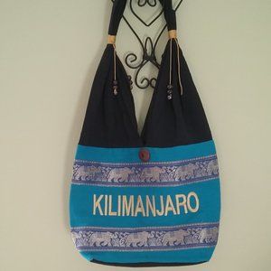 Kilimanjaro Boho Elephant Graphic Bag
